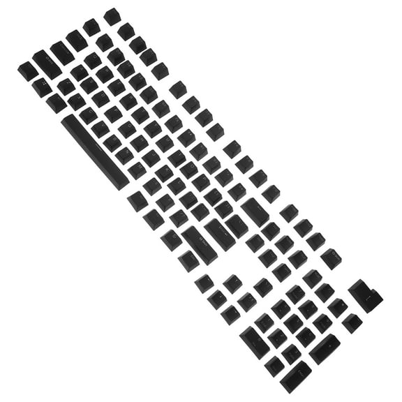 FRCOLOR Blank Keycaps Mechanical Keyboard 1.20X1.20X1.00CM Black