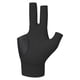 thumbnail image 2 of Guantes de Billar Profesionales para Jugadores Avanzados, Paquete de 2 Negro derecha e izquierda, 2 of 9