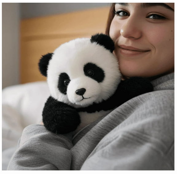 Pandy, The Pandy2.0 - Hugmotion Engine, First Plushtoy That Hugs You Back, Ultra-Soft Fur and Comforting Weight, The Koaly Plushtoy for Emotional Support, Mimics Natural Movements - 2Pcs(The Pandy)