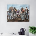 thumbnail image 3 of David Mann Motorcycle Art Gnghost Rider Prints Poster (56) Wall Art Poster Gifts Bedroom Prints Home Decor Hanging Picture Canvas Painting Posters 16x20inch(40x50cm), 3 of 6