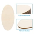 thumbnail image 4 of Wood Craft Cutouts PATIKIL, 6 x 3 cm, 100 unidades, formas ovaladas, 4 of 6
