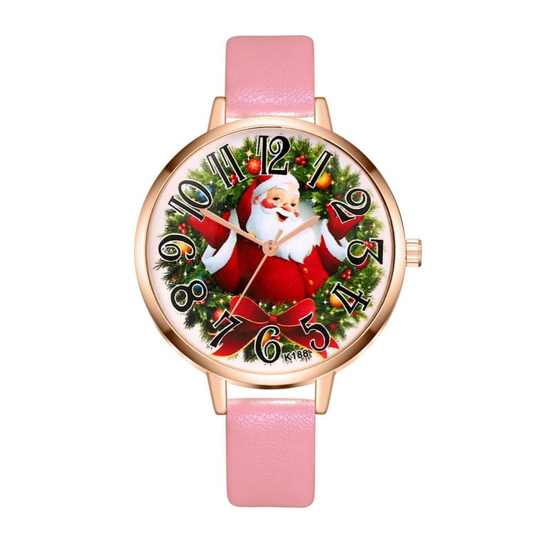 Vintage Santa Claus Christmas Watch gift for men and women unisex Cool  Watches