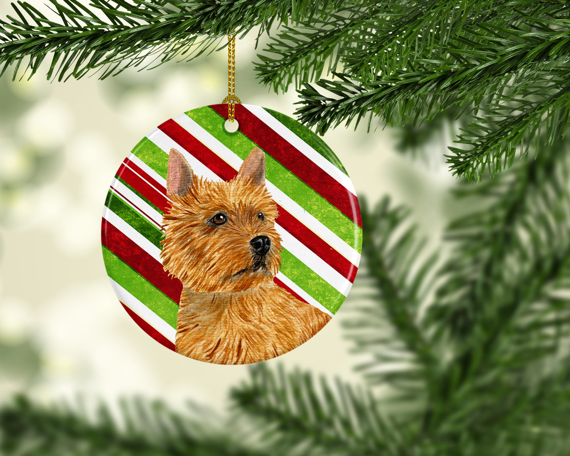 Norfolk Norwich Cairn Terrier Christmas Decoration Bauble Ornament Gift/Present 