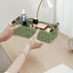 thumbnail image 4 of Cestas de almacenamiento tejidas, verde, 4 of 6
