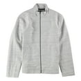 thumbnail image 2 of Alfani Mens Lightweight Twill Bomber Jacket, Grey, Small, 2 of 2
