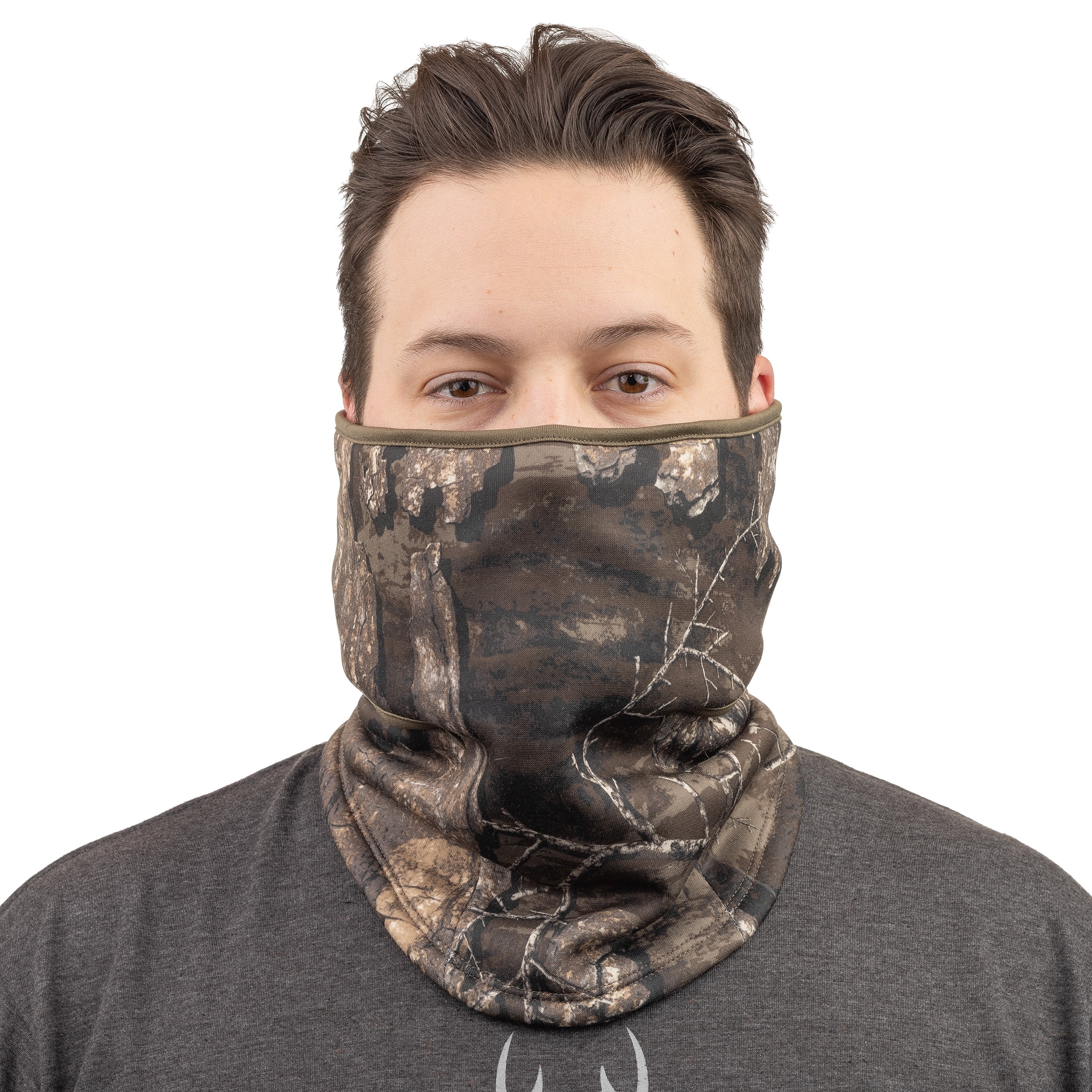 Huntworth Men's Renegade Midweight 4-in-1 Adjustable Balaclava – RealTree Timber® Camo