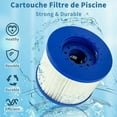 thumbnail image 3 of Infinite Filtre de Spa à Visser, Cartouche de Filtre à Visser pour Spa Gonflable Filetage à Vis 60mm, Cartouche de Filtre de Spa, Compatible avec Spa Confortable, Spa Intelligent et Plus (4 Pcs), 3 of 4