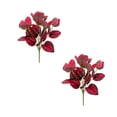 thumbnail image 2 of AYktou 2 Pcs Artificial Plants Leaves Greenery Plants, 13.8 Inch Sprawling Plants Leaves Gradient Color Texture Faux Plants Bouquet Fillers for Vase Floral Arrangement Table Centerpiece Home Decor, 2 of 6
