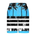 thumbnail image 4 of COSFO Summer Men Swim Trunks Casual Beach Hawaiian Board Shorts Drawstring Relaxed Fit Stretch Quick Dry Elastic Waist Bathing Suits, 4 of 5