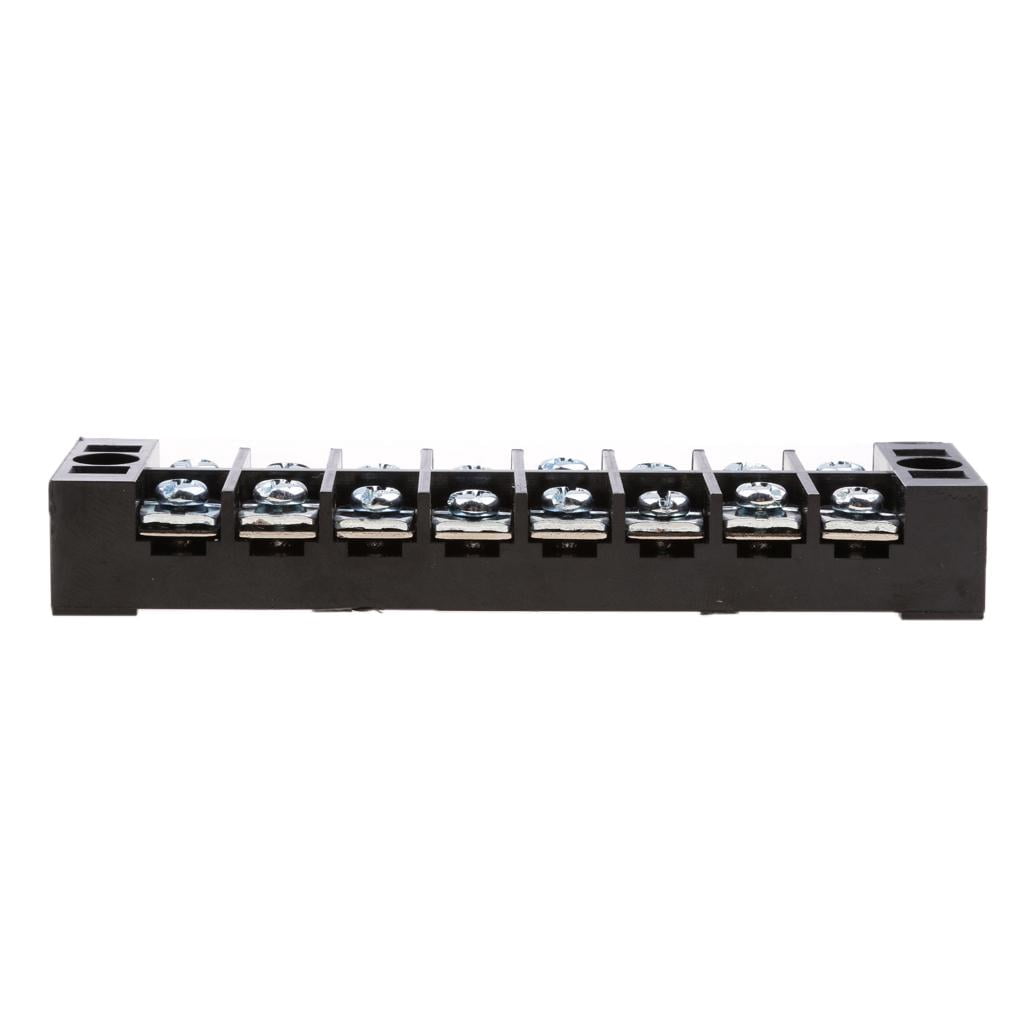 funtasica 5x8 Positions Rows Electric Wire Connector Strip Screw Terminal Pcs