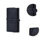 thumbnail image 5 of Estuche organizador de joyas para pendientes, de viaje, portátil, de piel sintética, para mujer, regalo práctico Negro, 5 of 8