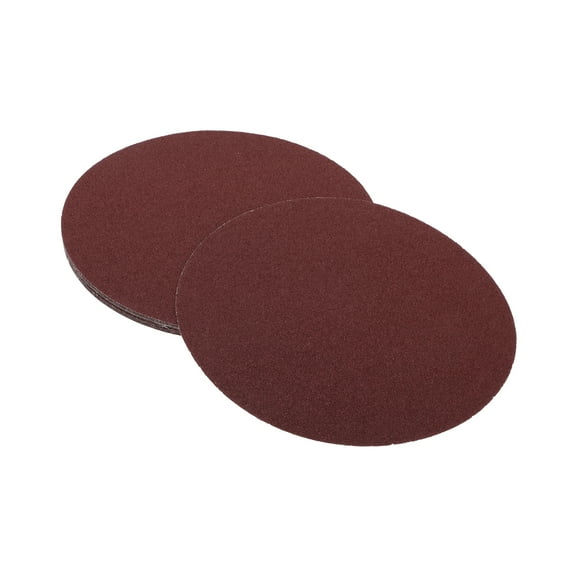 Unique Bargains 12 Inch Sanding Discs Round Hook and Loop Sandpaper - 10 PCS 40 Grit