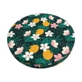 thumbnail image 2 of Lsque Tropical Fruit Round Bar chair cushion covers Velvet Fabric Premium Comfort Protects from Scratches and Stains for 14-17 Inch Chair- 12 inch, 2 of 7