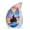 Bike -1, variant on VALERASH Motorcycle Mini Teardrop Urn - Blue Cremation Urn for Ashes Adult Male & Female 3 Inch Tiny Decorative Urns for Mother & Father- 3 Inch