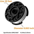 thumbnail image 2 of Hilo de corte universal para modelos compatibles con AF-100, paquete de 6 carretes de repuesto, cable de alta calidad, 2 of 5