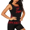 thumbnail image 2 of KLL Happy Halloween2 Print Womens Tank Top Sleeveless Workout Tops Athletic Running Shirts Yoga Gym Clothes-Medium, 2 of 7