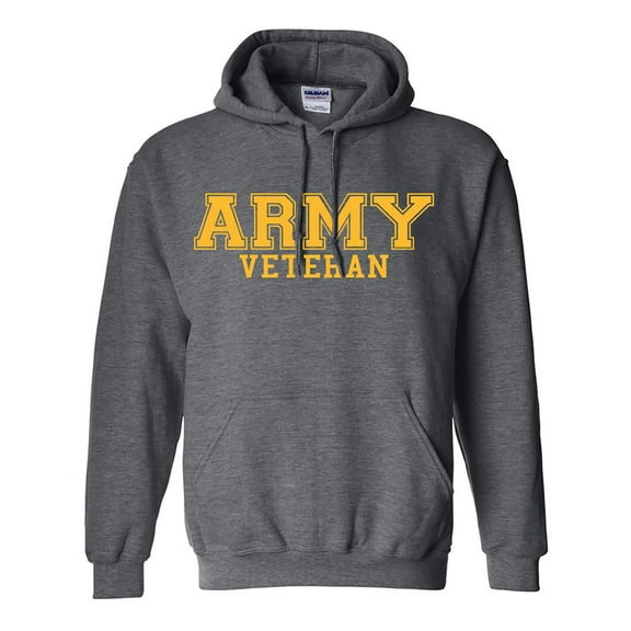 ARMY Veteran GOLD logo Hooded Sweatshirt