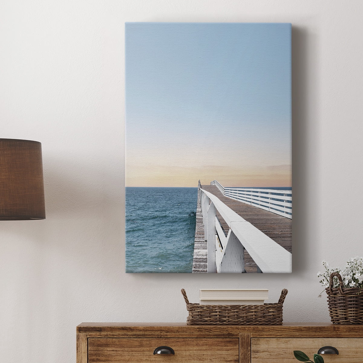 Day at the Pier Premium Gallery Wrapped Canvas - Ready to Hang