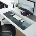 thumbnail image 3 of Precision Gaming on a Large Scale with XXL Mouse Mat - Non-Slip Desk Pad with Forest Background Pattern, Durable Stitched Edges - 31.5 x 11.8 Inches, 3 of 7