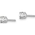 thumbnail image 2 of 14K White Gold Lab Grown Diamond 1/5Ctw Vs/Si, D E F, 4 Prong Earrings Made In United States em1006-020-wld, 2 of 5