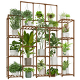 thumbnail image 5 of Large Plant Stand Indoor Outdoor Tall Plant Rack Wood for Indoor Plants Multiple Plant Holder for Patio Balcony Garden, 5 of 7