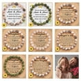 thumbnail image 6 of Opolski Sunflower Beaded Bracelet with Inspirational Card Elastic Adjustable Girls Natural Stone Round Beads Bracelet, 6 of 8