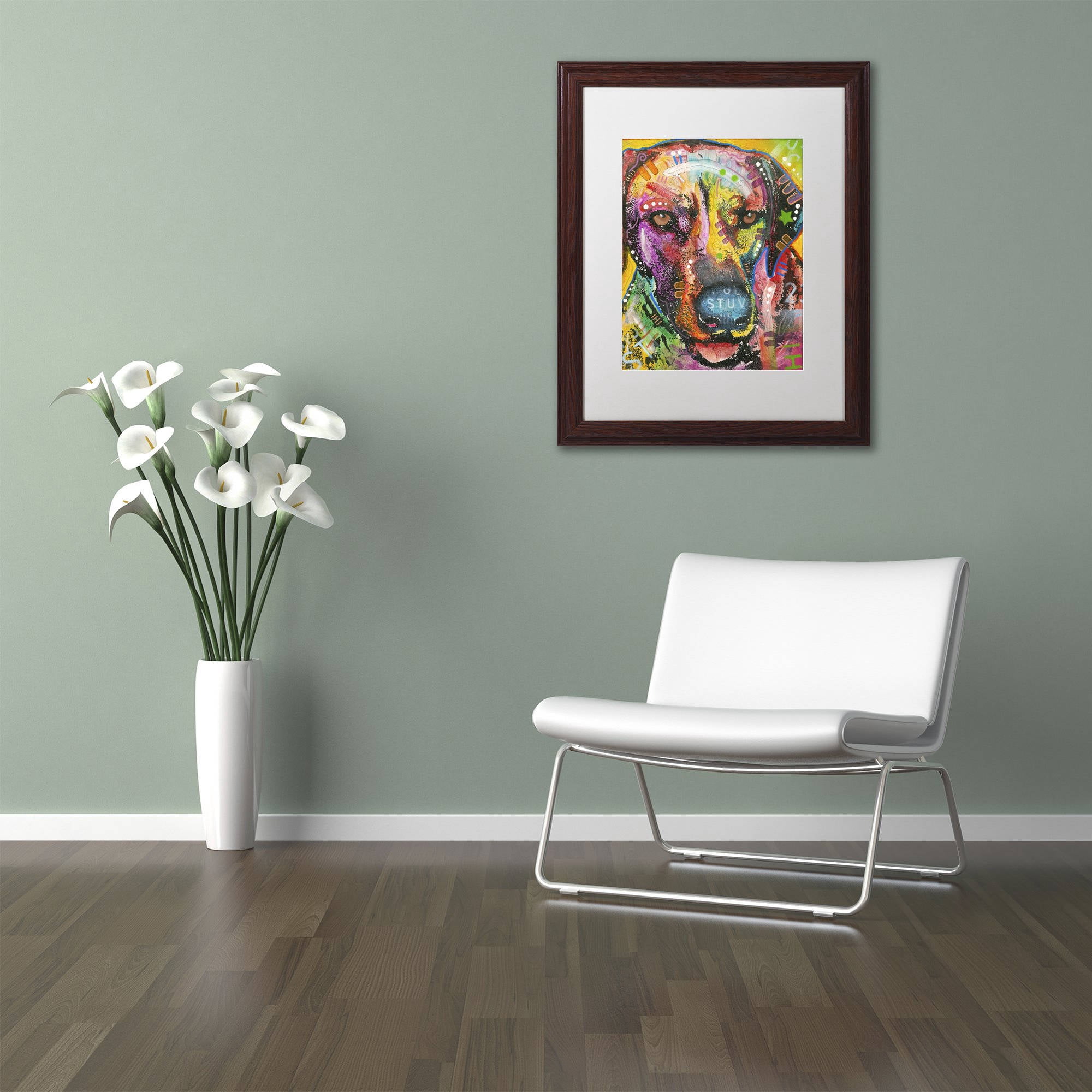 Trademark Fine Art "Ready to go" Canvas Art by Dean Russo, White Matte, Wood Frame