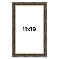 11x19 Frame Gold Real Wood Picture Frame Width 1.5 inches | Interior Frame Depth 0.5 inches |