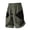 Army Green, variant on Men's Color Block Cargo Shorts Lightweight Breathable Outdoor Casual Sports Shorts With Elastic Drawstring Waist Army Green M