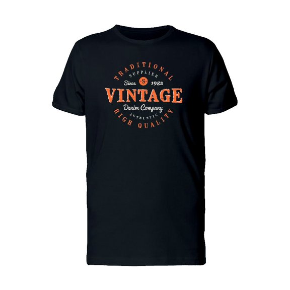 Traditional Supplier Vintage Tee Men's -Image by Shutterstock