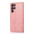 thumbnail image 4 of SaniMore for Samsung Galaxy S22 Ultra 6.8" Magnetic Closure Flip Wallet Case, Premium PU Leather Case with Wrist Strap Card Slot & Multi-Angle Kickstand Full Body Protective Case, Rosegold, 4 of 8