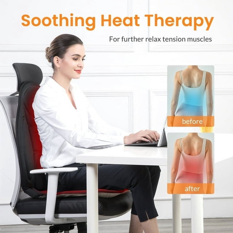 Snailax Memory Foam Vibration Seat Massager with Heat photo 5