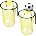 thumbnail image 1 of 2 Pcs Soccer Target Net Foldable Soccer Net Portable Goal Football Goal Target Net for Outdoor Football Shooting Accuracy Practice, 1 of 7