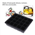 thumbnail image 2 of 20 Grid Silicone Ice Cube Tray (Black), 2 of 4