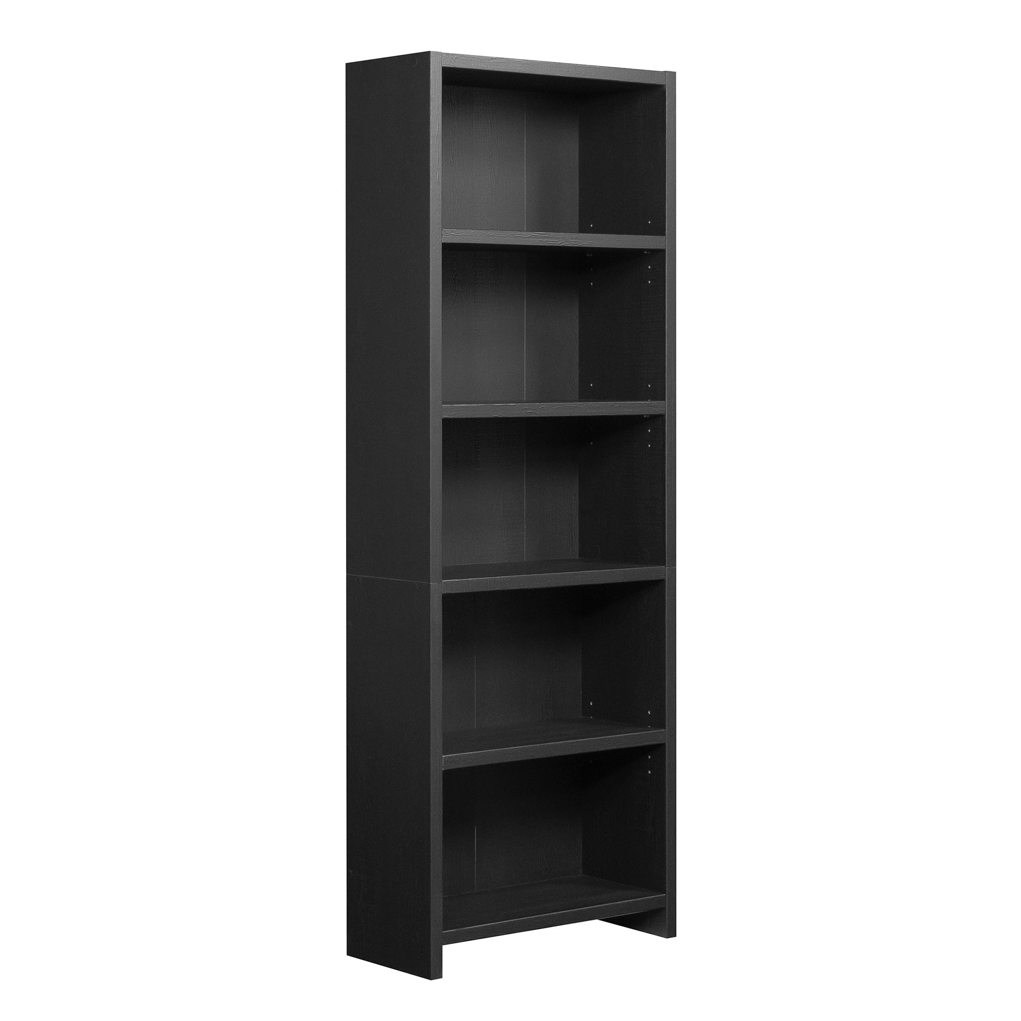Mainstays Westley 5 Shelf Bookcase, Black Finish