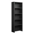 thumbnail image 4 of (2 pack) Mainstays Westley 5 Shelf Bookcase, Black Finish, 4 of 16