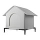thumbnail image 5 of Casa para gatos de exterior, cómoda cama impermeable para todas las estaciones, resistente a la lluvia, soporte elevado M, 5 of 9