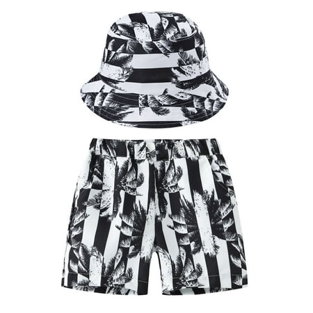 

Child Boys Girls Casual Style Floral Printing Shorts Summer Hawaii Holiday Beach Floral Pants Hat Set Boys Youth Shorts 34 Heritage Shorts Shirt Toddler Size 8 Boys Shorts Toddler Shorts Boys Summer