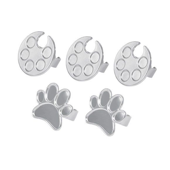 Mini mini mini uñas Arte de color Pallet Pallet soporte de uñas Metal Manicure Herramienta de manicura Manicura de arte de exhibición para esmaltes de