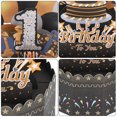 thumbnail image 4 of 1th Birthday Card, Pop-Out Birthday Card Happy Birthday with Greeting Card and Envelope for Boy Gift, Black Gold, 4 of 6