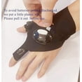 thumbnail image 2 of Guantes de linterna, guantes de linterna LED sin dedos, regalos de cumpleaños para hombre, linternas manos libres para trabajar en lugares oscuros, 2 of 5