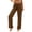 Brown-04, variant on HADST Women's Drawstring Waist Straight Leg Pants Side Pockets Lightweight Cotton Linen Trousers for Casual Summer