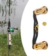 thumbnail image 5 of Miulika Reel Handle Rocker s Fishing Reels Power Handle Grip Crank Parts Spare Parts Sturdy Sinning Reel Handle Golden, 5 of 9