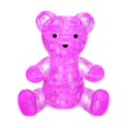 thumbnail image 1 of UNIVERSITY GAMES Teddy Bear Pink 3d Crystal Puzzle, 1 of 1