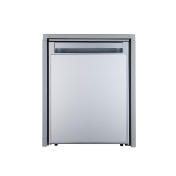 Equator 12V/DC Mini-Fridge Freezer 2.8cf Silver for RV BOAT OFF-GRID 2 Doors