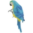 thumbnail image 4 of DEEPCRAFF Parrot Model Resin Blue 1Pcs 8.3x3.1x2.8in Balcony Decoration, 4 of 8