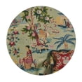 thumbnail image 2 of PIKWEEK Chinoiserie Ancient Folk Art Tablecloth Round Tablecloths Round Table Cover for Circular Table, 2 of 7