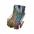 thumbnail image 3 of Tree Soft Flannel Fleece Throw Blanket, Picture of the Famous Amalfi Coast with Gulf Salerno Campania Italy, Cozy Plush for Indoor and Outdoor Use, 50" x 60", Azure Blue Multicolor, by Ambesonne, 3 of 5