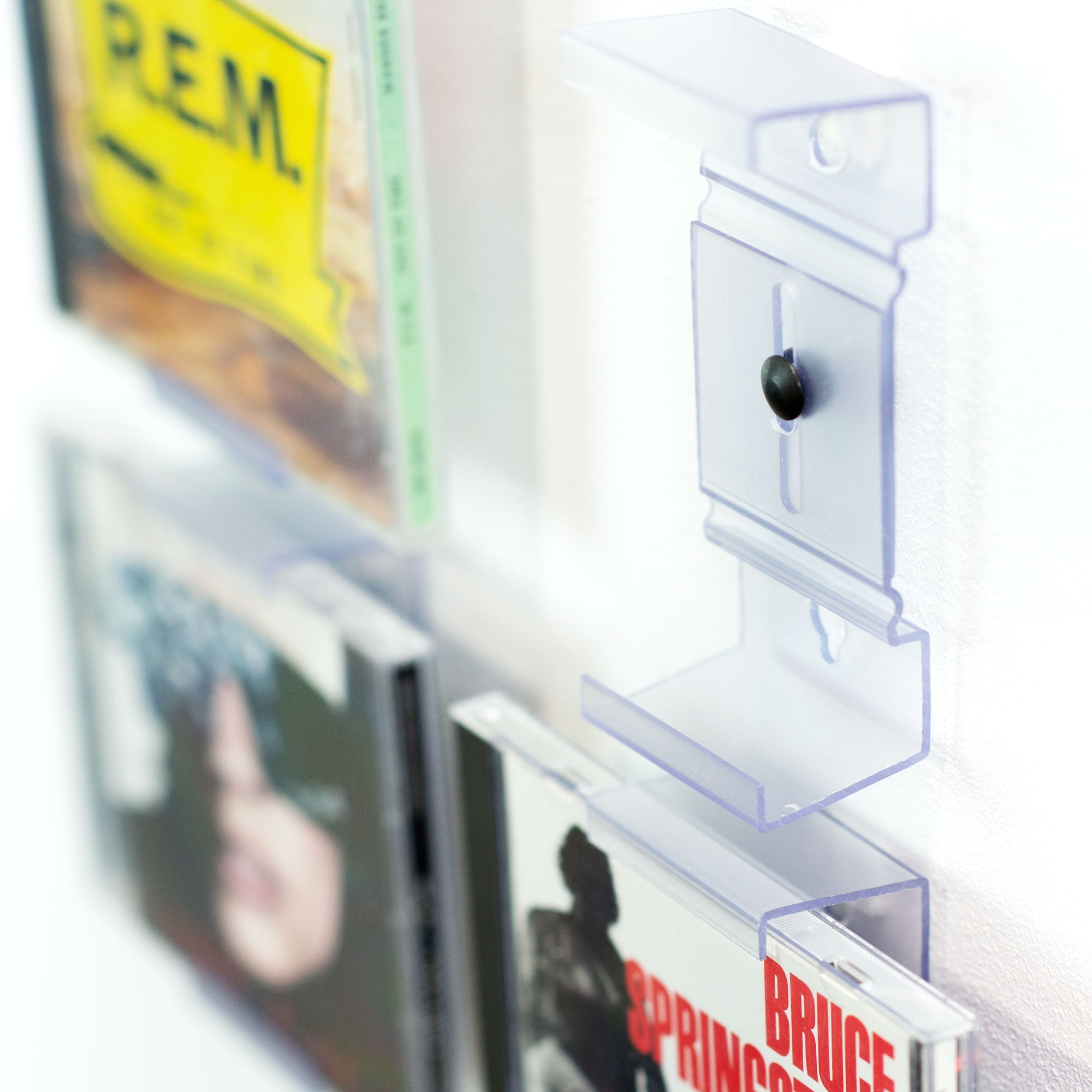 CollectorMount CD Mount Wall Frame Display and Shelf Stand, Invisible and Adjustable, 1 Pack