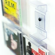 CollectorMount CD Mount Wall Frame Display and Shelf Stand, Invisible and Adjustable, 1 Pack